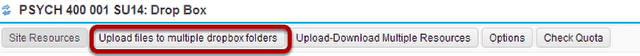 Select Upload files to multiple dropbox folders.