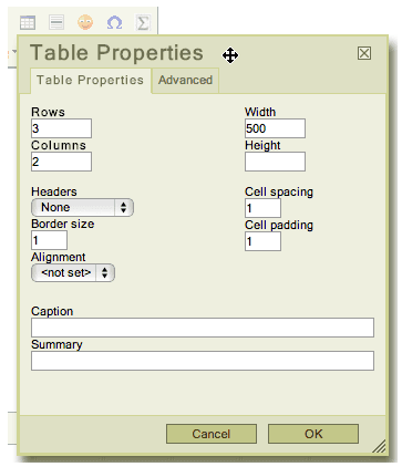 Steps to Making Accessible Tables
