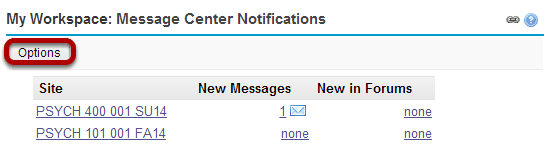Customize message center display. (Optional)